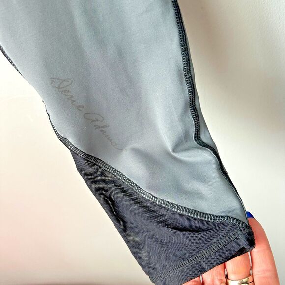 Dene Adams Conceal Carry Gray Leggings Mesh Sides Womens Medium - Picture 2 of 8